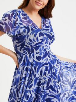 Scarlett & Jo Tilly Hi Lo Hem Dress - view 2, Navy Batique