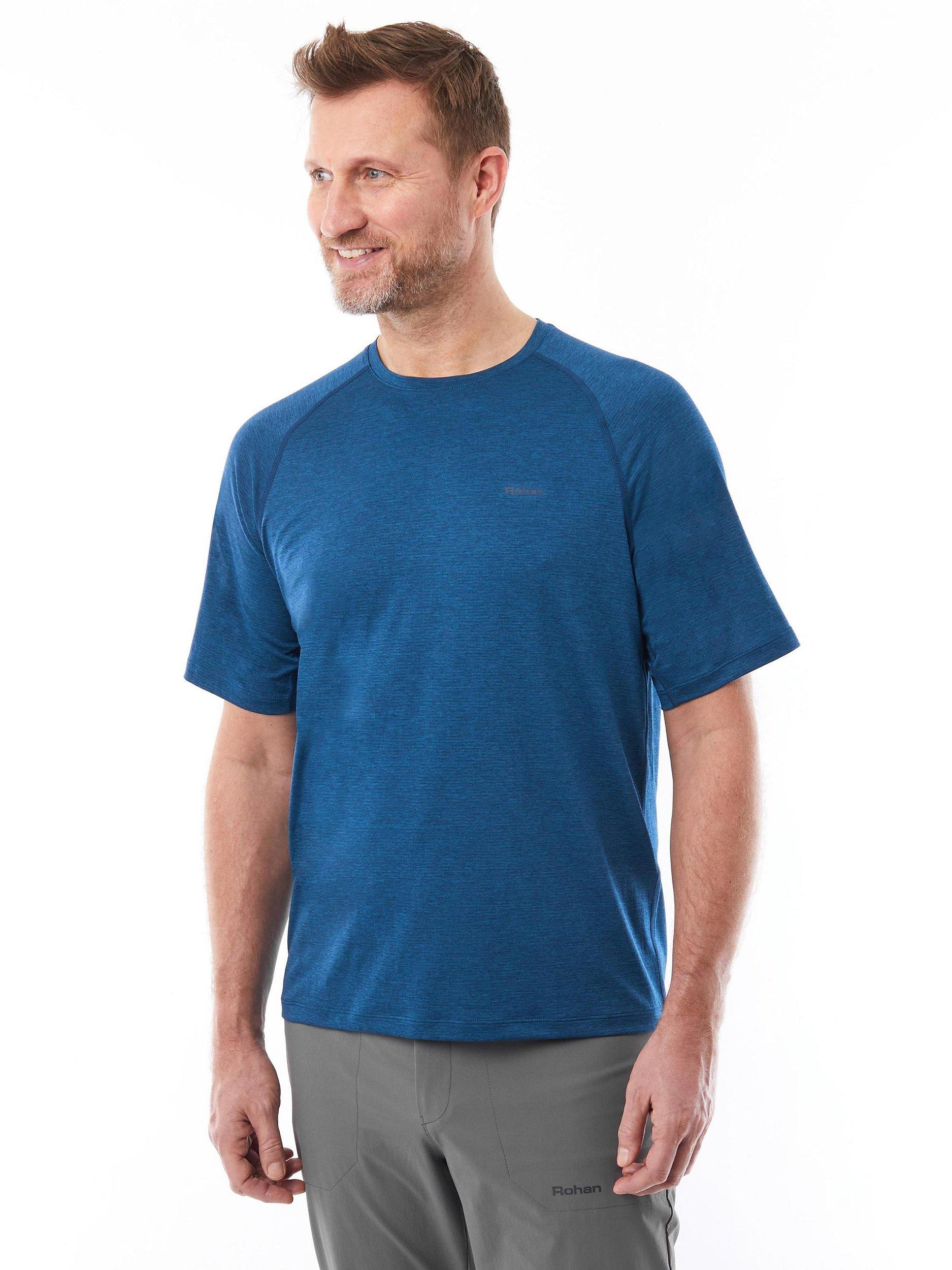 Rohan High Wicking Vapour Short Sleeve T-Shirt, Electric Blue