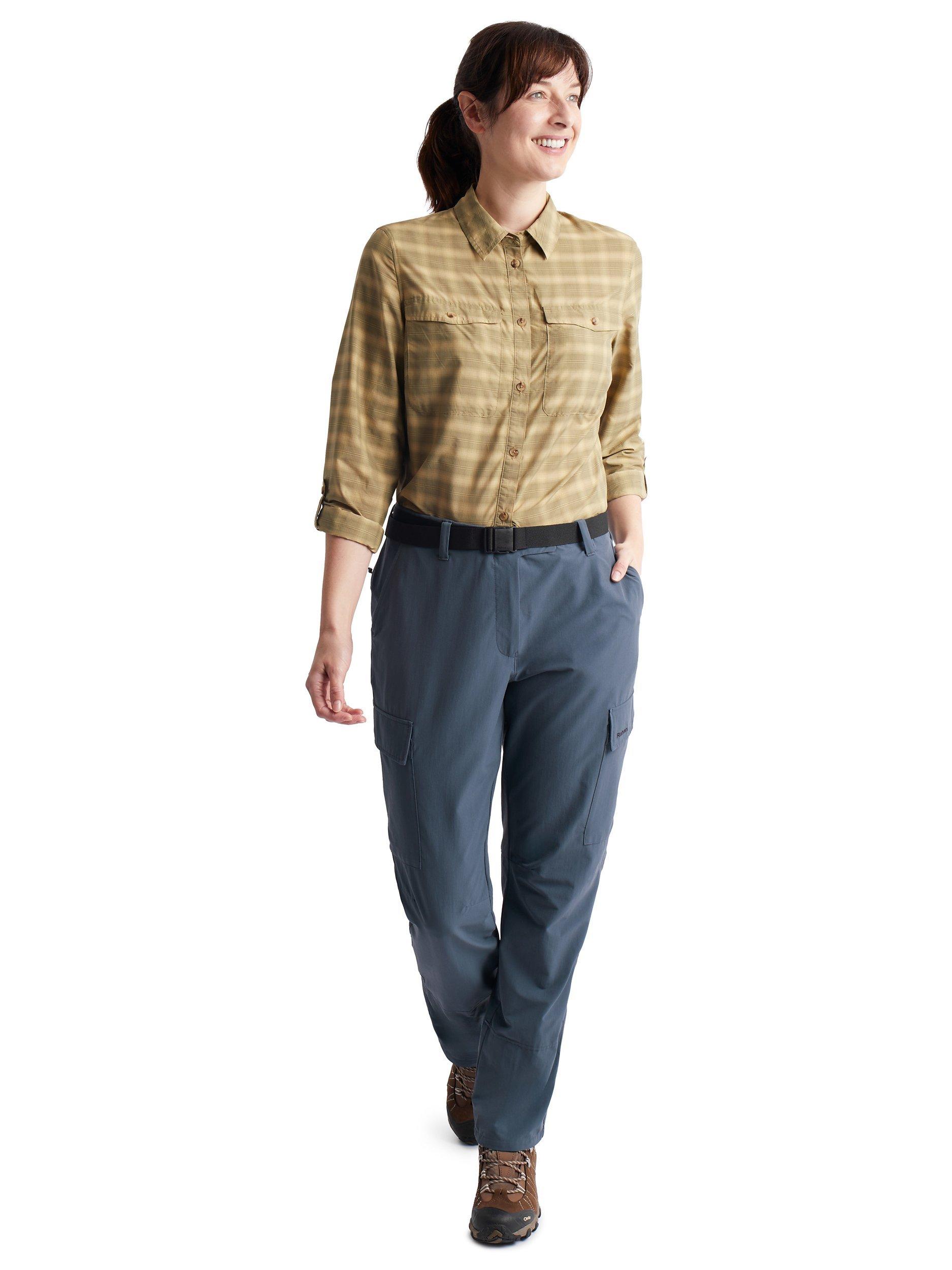 Product image 4 of 4, which shows Rohan Savannah Anti-Insect Expedition Trousers, Storm Blue, 8R