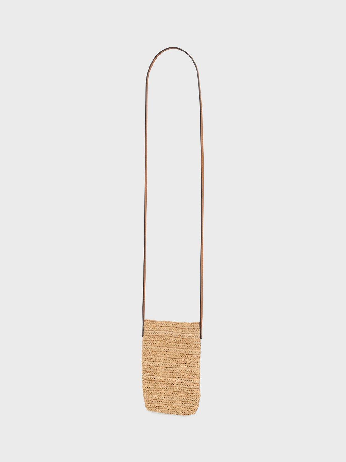 Product image 2 of 3, which shows Gerard Darel Rosie Textured Fabric Crossbody Bag, Rope, One Size