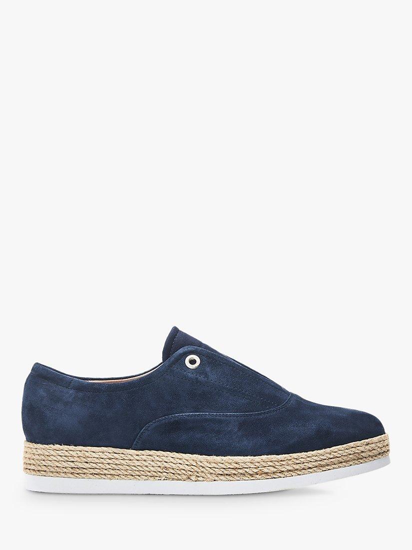 Moda in Pelle Felicie Leather Espadrilles, Navy