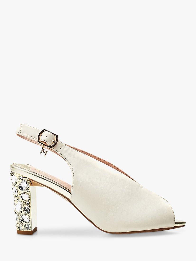 Moda in Pelle Melonia Block Heel Sandals, Off White