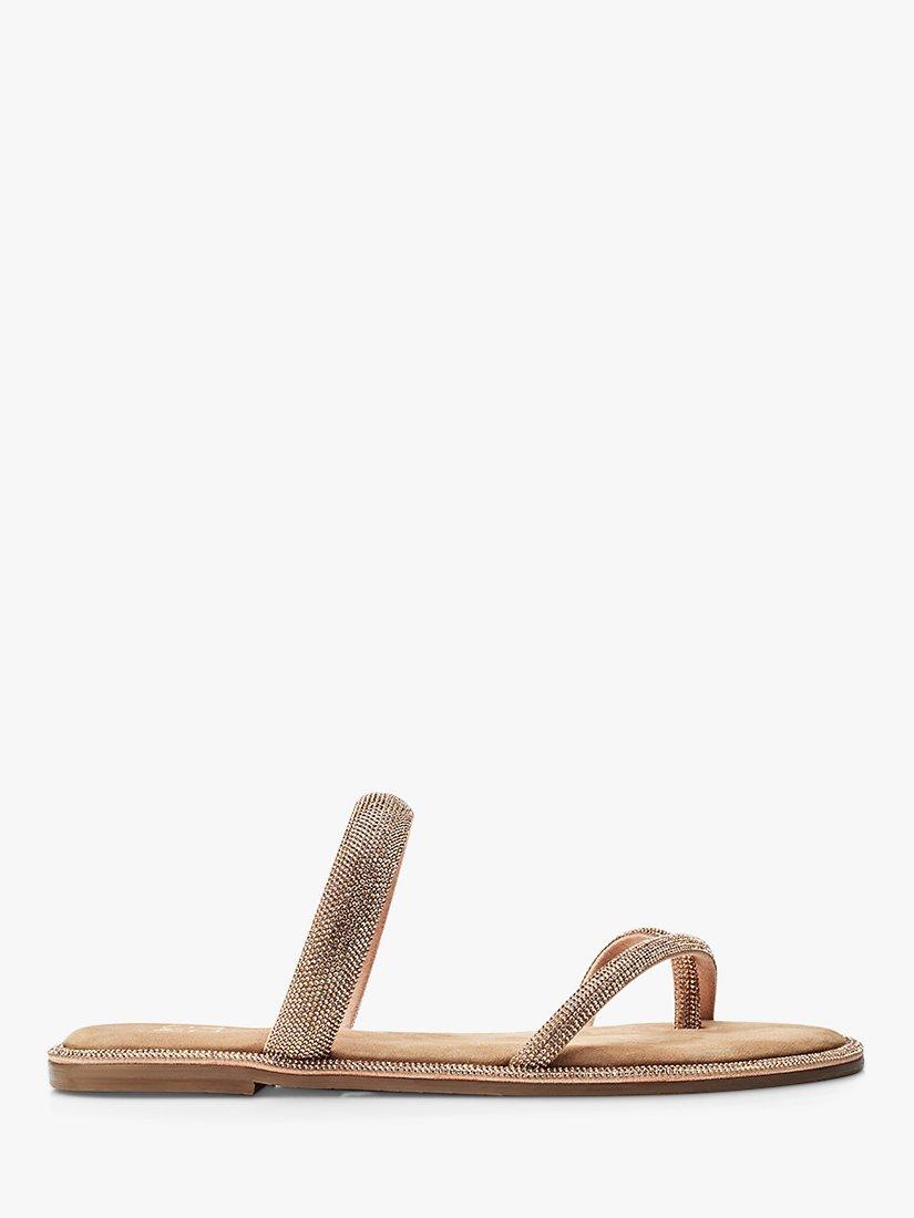 Moda in Pelle Ottie Flat Sandals, Rose Gold