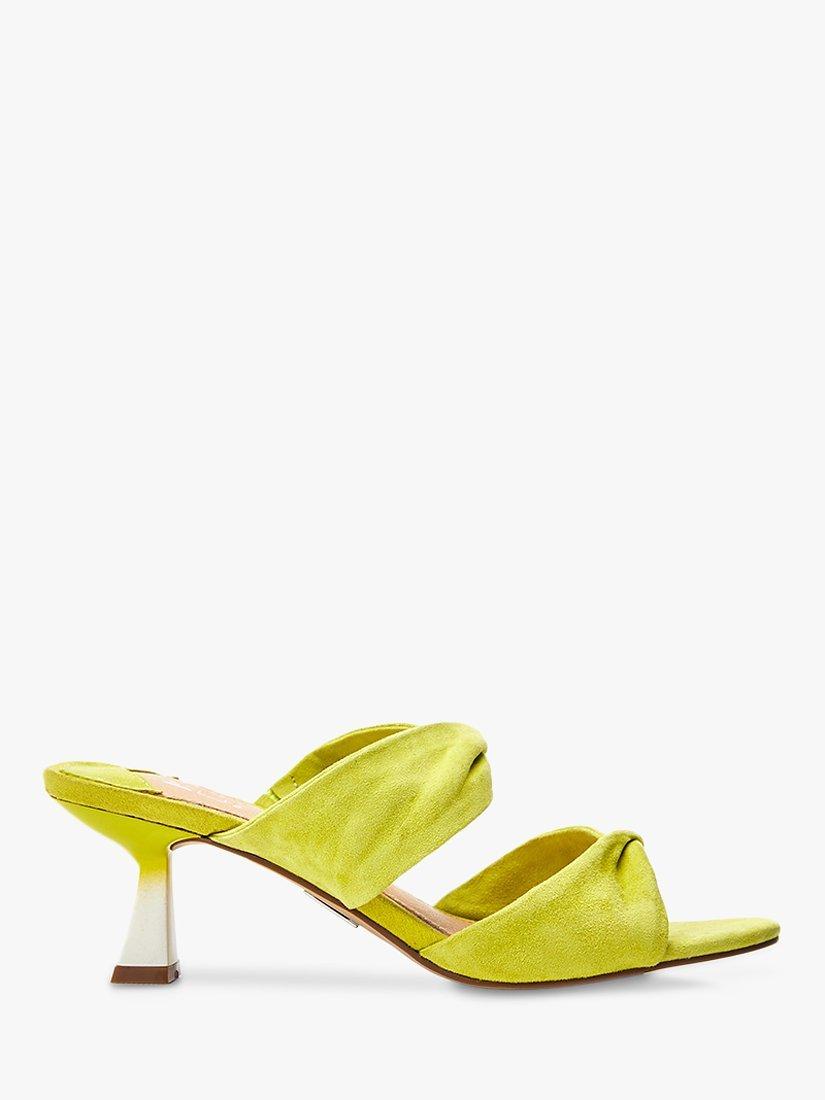 Moda in Pelle Loola Suede Stiletto Mules, Lime Green