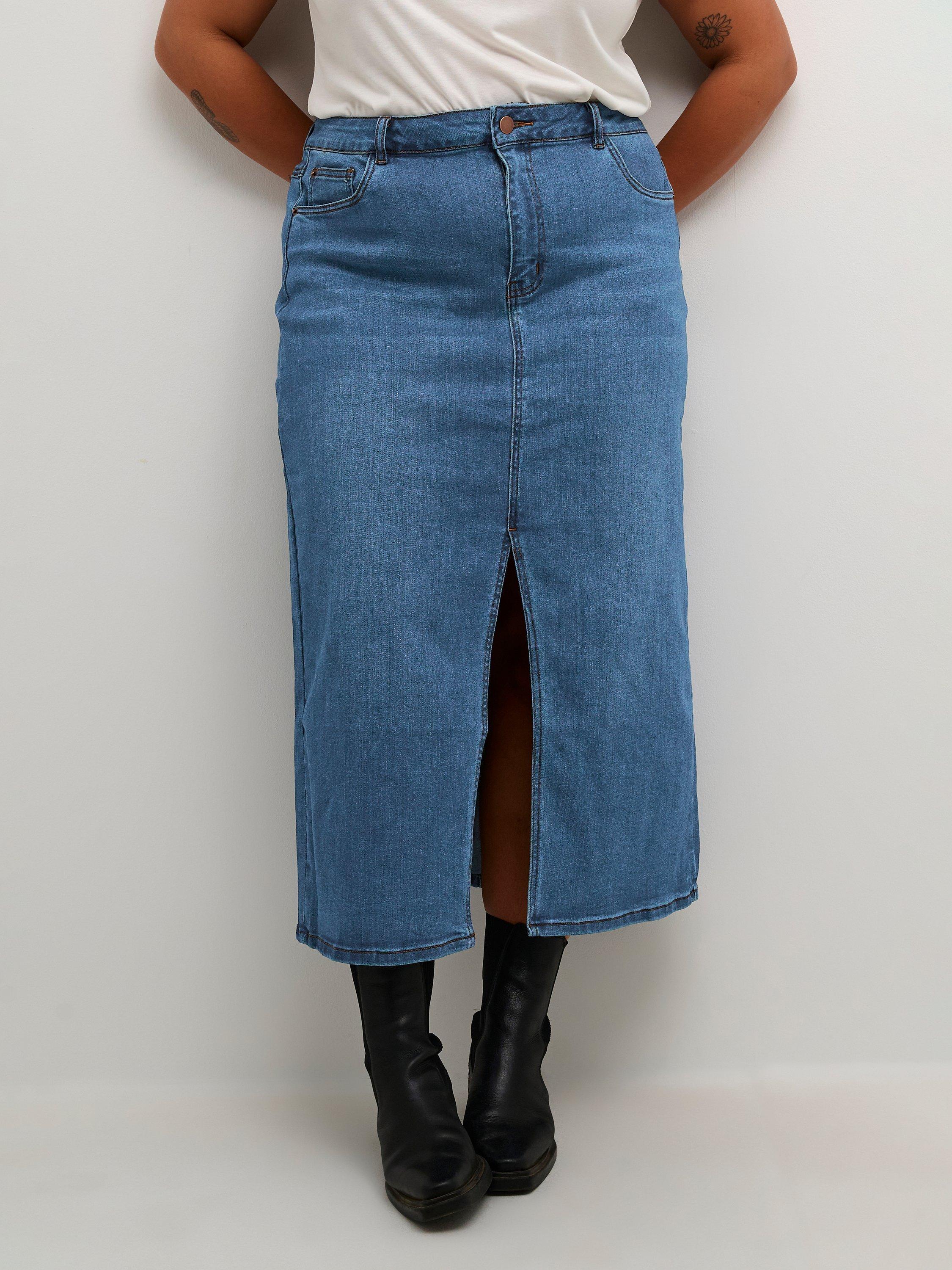 John lewis denim midi skirt best sale