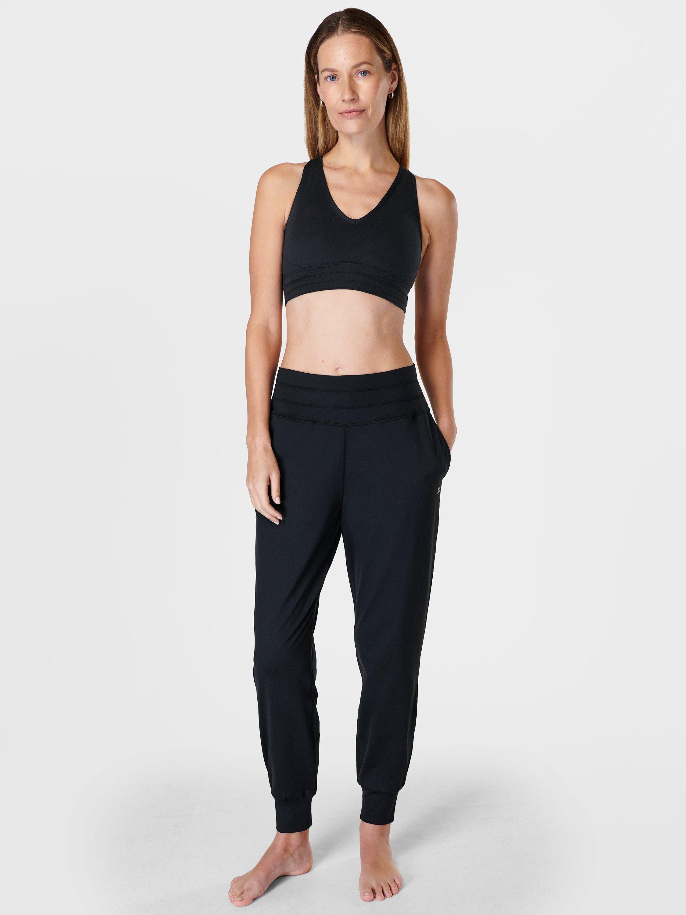 Product image 1 of 1, which shows Sweaty Betty Gaia 27" Yoga Pants, Black, XXS