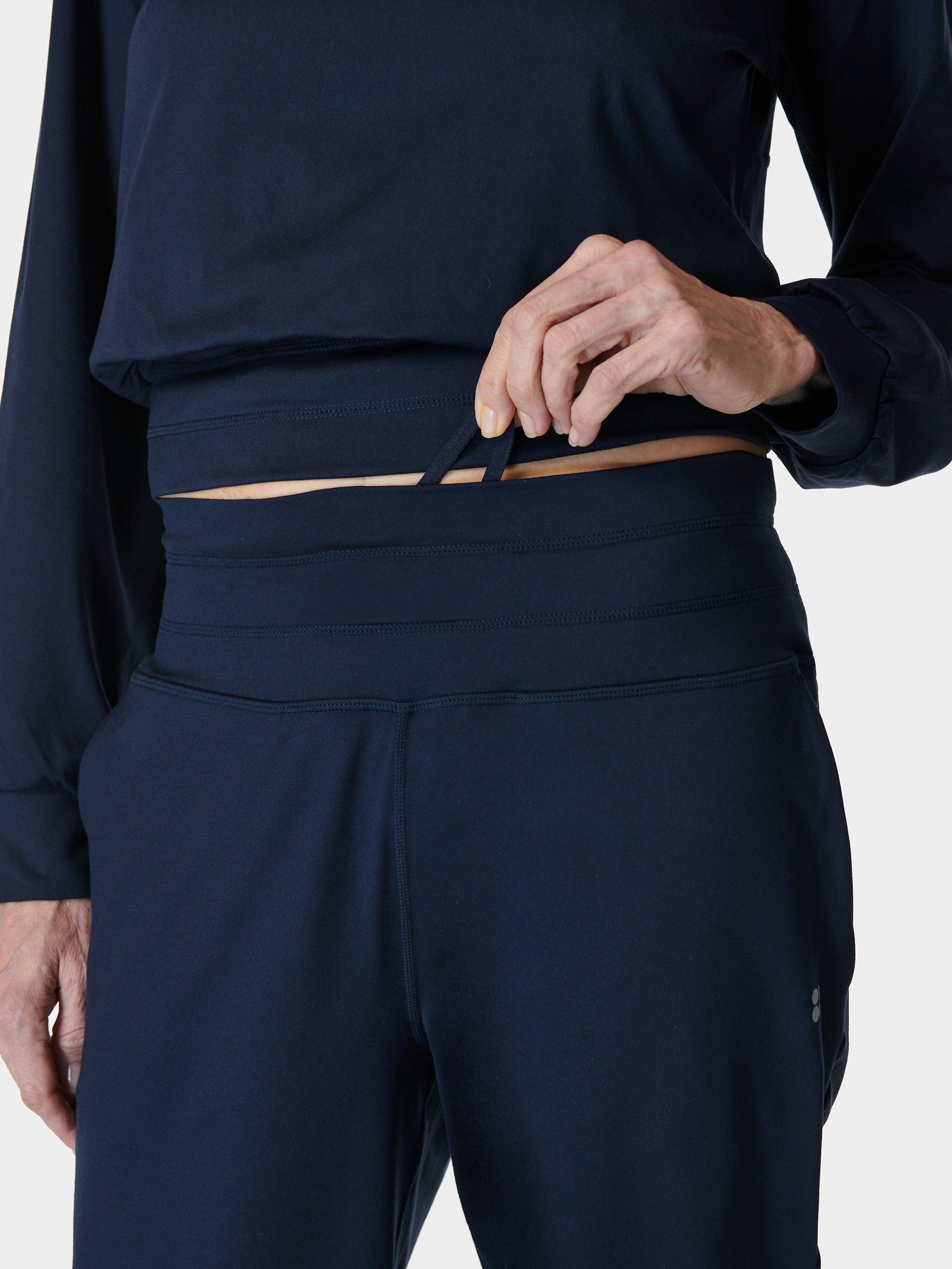 Sweaty Betty Gaia 27 Yoga Pants Navy Blue