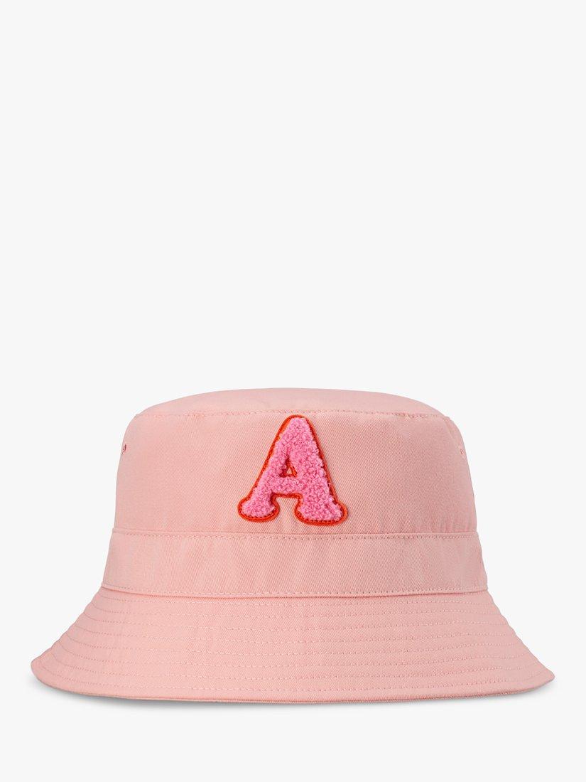 Small Stuff Kids' Intial Bucket Hat,  Pink/Multi, A