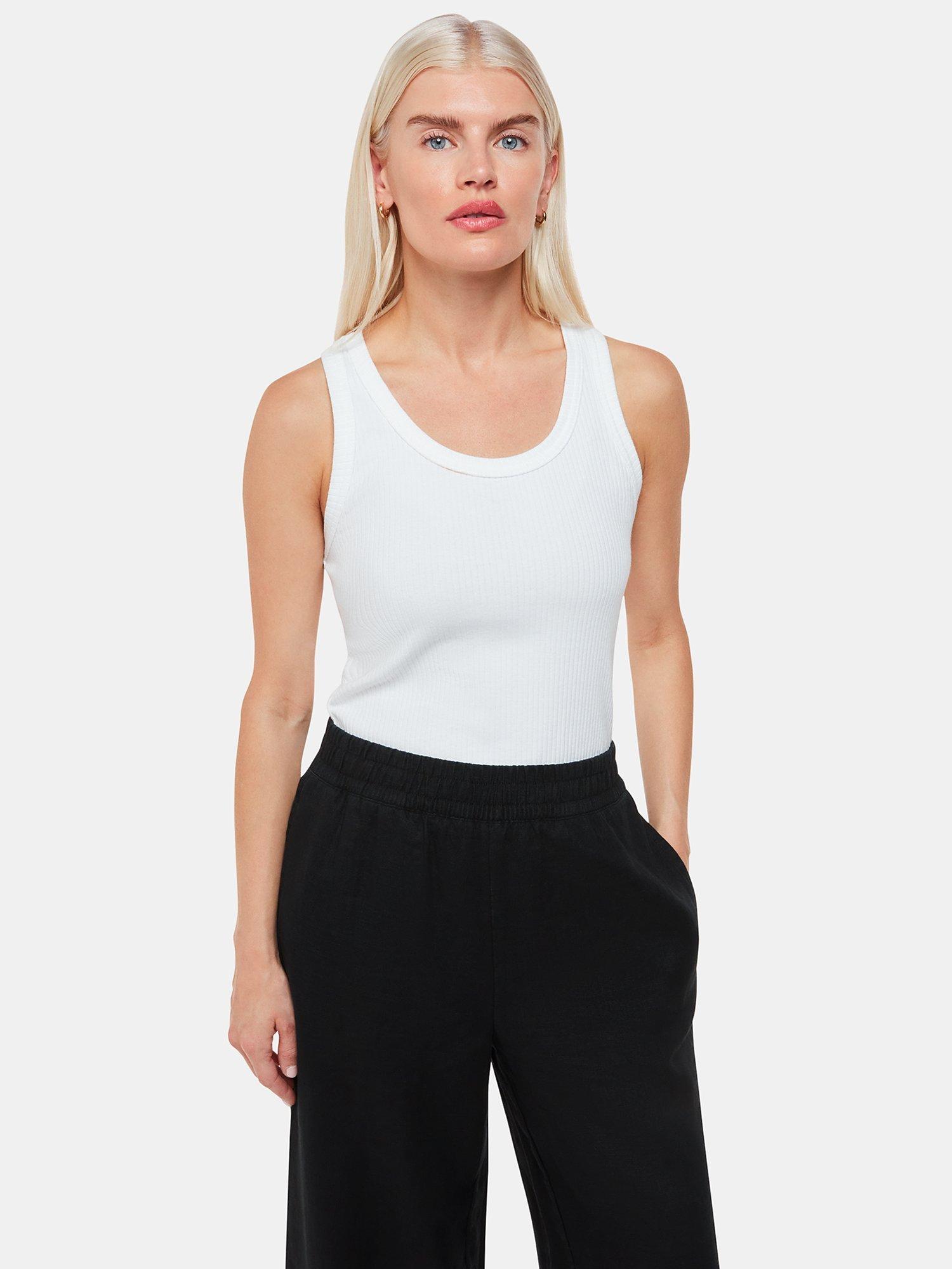 Women's petite black linen pants sales