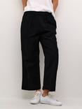 KAFFE Vigga Cotton Linen Blend Wide Leg Trousers