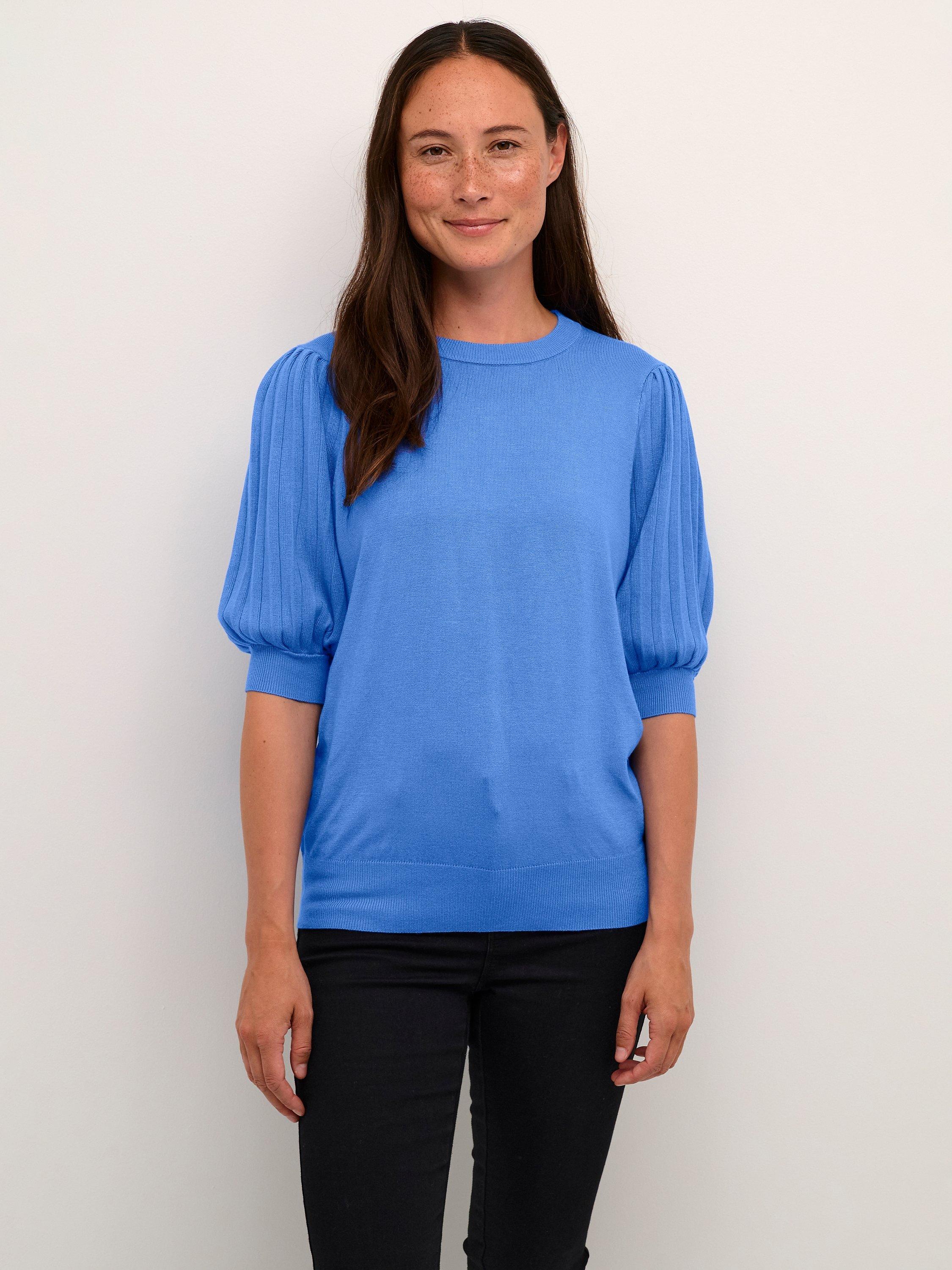 KAFFE Lone Slim Fit Half Sleeve Top
