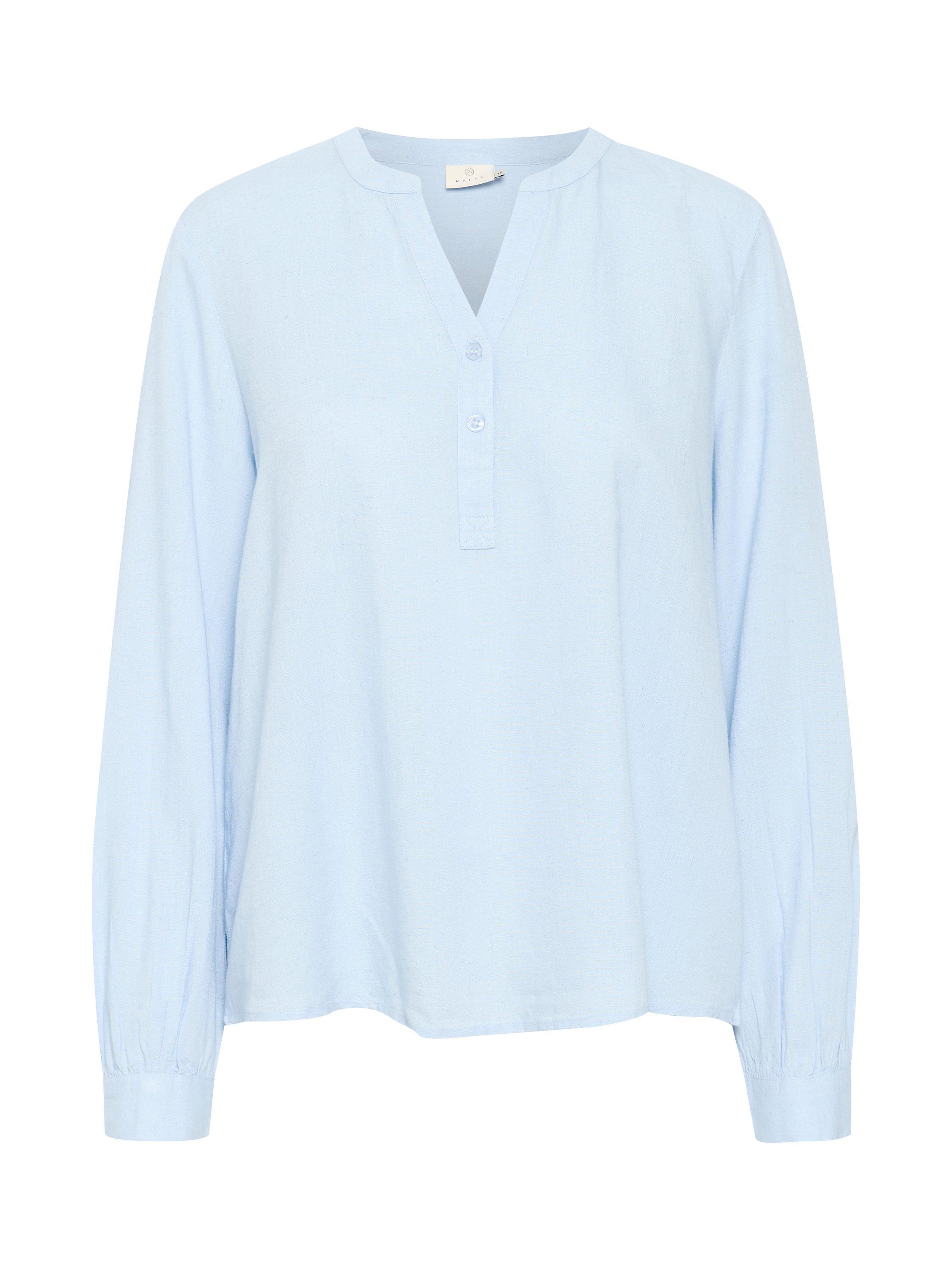 KAFFE Milia Linen Blend Blouse, Windsurfer, 12