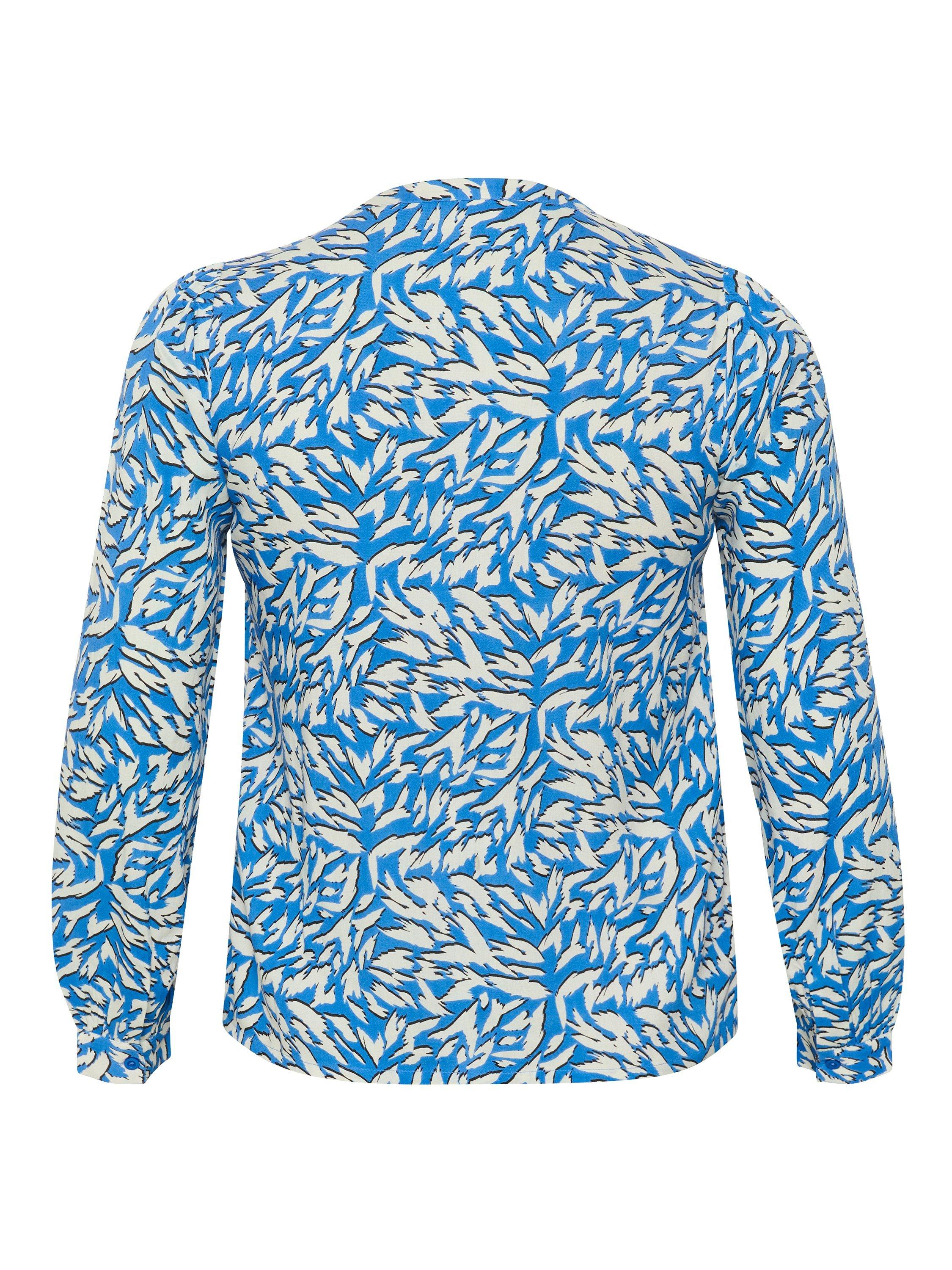 Product image 5 of 5, which shows KAFFE Jetta Blouse, Blue/White, 16
