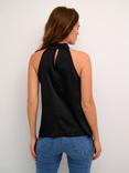 KAFFE Lotte Halterneck Satin Top