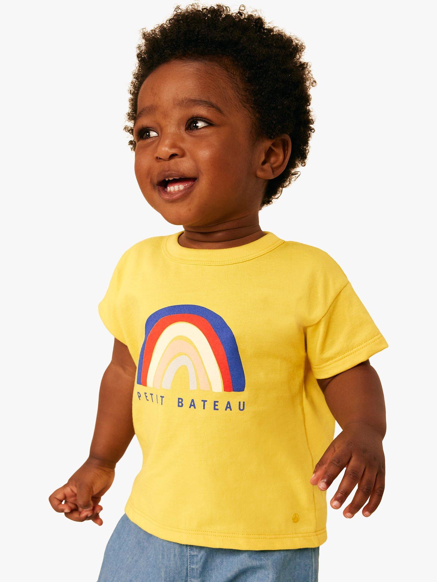 Petit Bateau Baby Rainbow Lightweight Jersey T Shirt Nectar