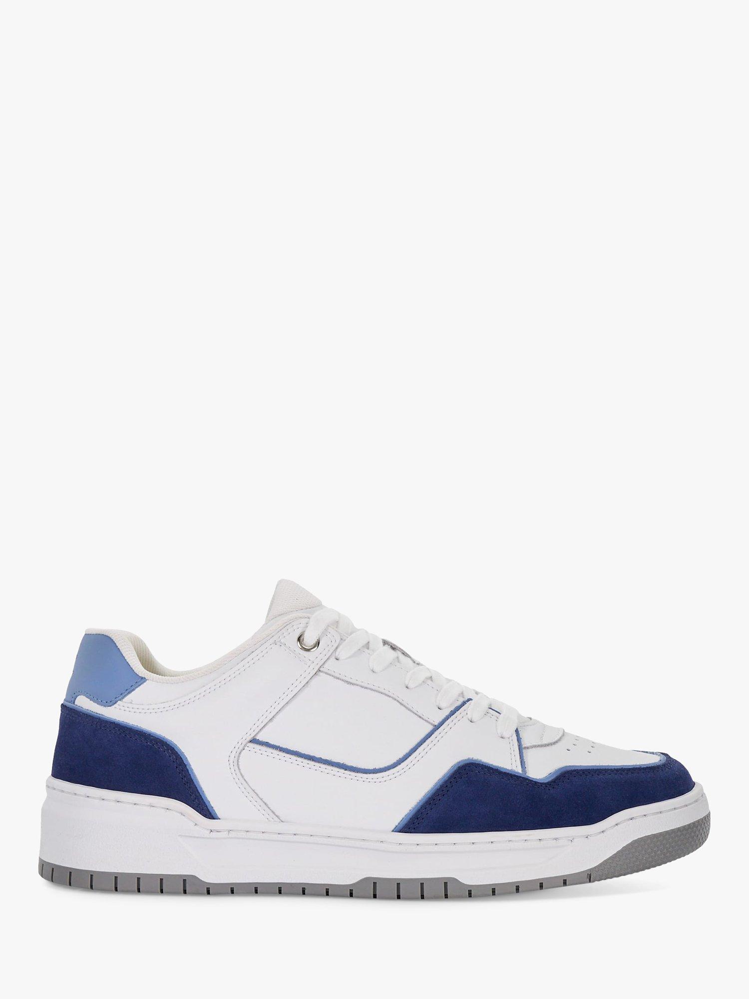 Dune Tainted Leather and Suede Trainers