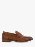 Dune Wide Fit Sulli Leather Penny Loafers, Tan