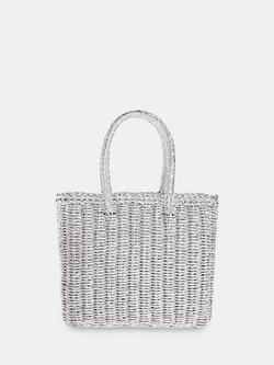 Whistles Tillie Mini Tote, Silver, Silver