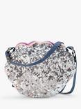 Stych Kids' Sequin Shell Shoulder Bag, Light Purple