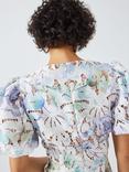 Elliatt Seville Floral Cut Out Mini Dress, Multi