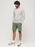 Superdry Sport Tech Logo Tapered Shorts, Laurel Khaki