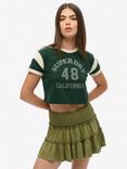 Superdry Tiered Jersey Mini Skirt