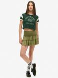 Superdry Tiered Jersey Mini Skirt