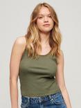 Superdry Organic Cotton Vintage Lace Trim Vest Top