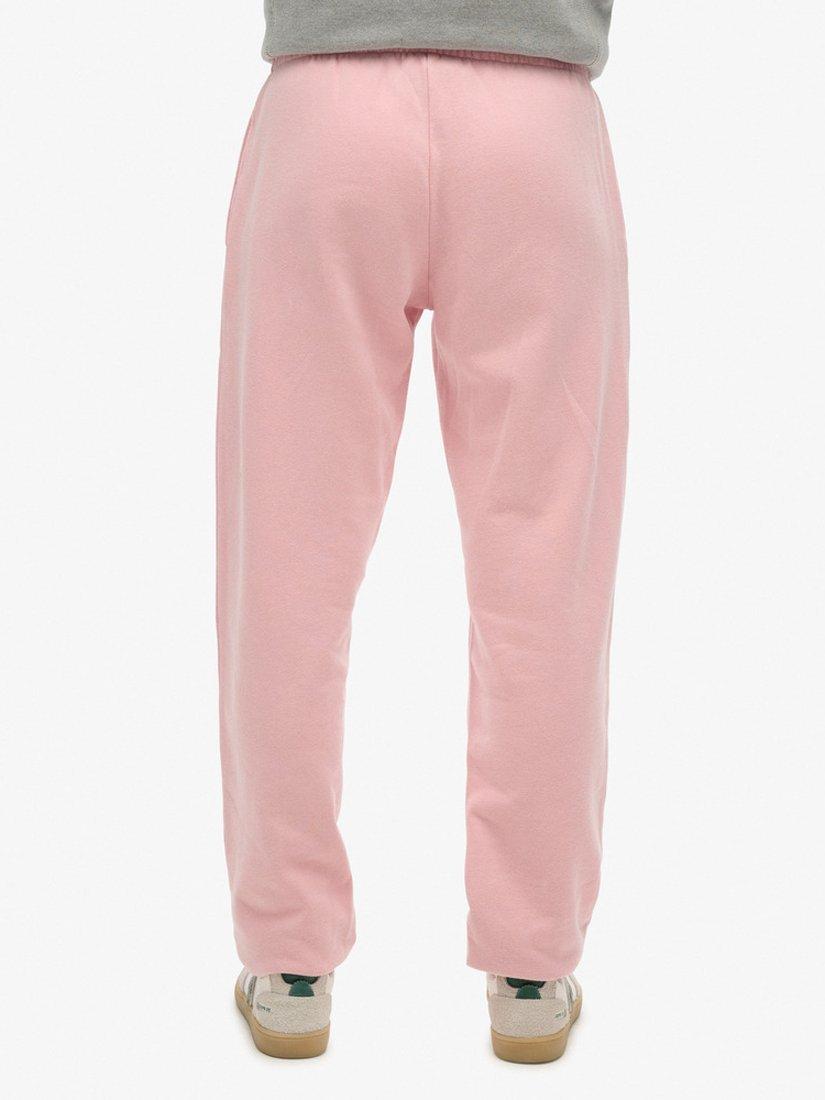Product image 5 of 6, which shows Superdry Vintage Washed Graphic Joggers, Soft Pink, 12
