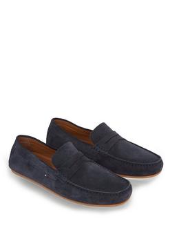 Tommy Hilfiger Suede Loafers - view 2, Desert Sky