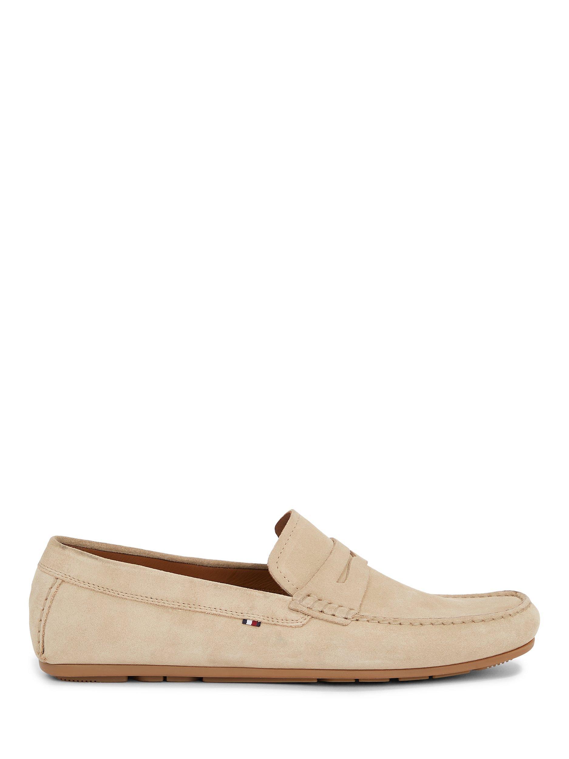 Tommy Hilfiger Suede Loafers, Beige