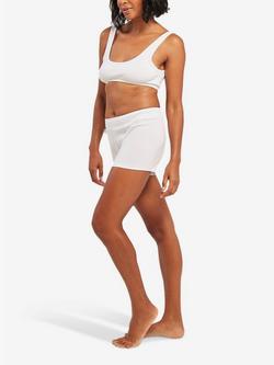 Nudea The Dipped Front Organic Cotton Blend Bralette - view 2, White
