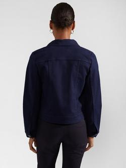Hobbs Selborne Cotton Jacket, Navy - view 2, Navy