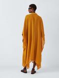 John Lewis Oversized V-Neck Beach Kaftan, Yellow