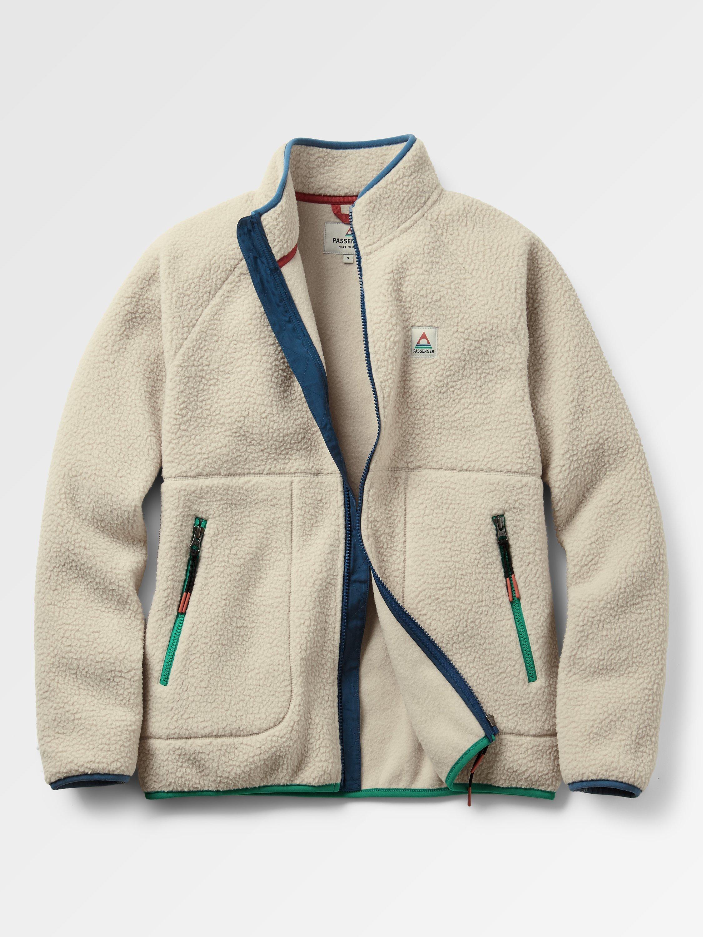 Product image 4 of 9, which shows Passenger Fairbanks Sherpa Fleece, Oatmeal, XS