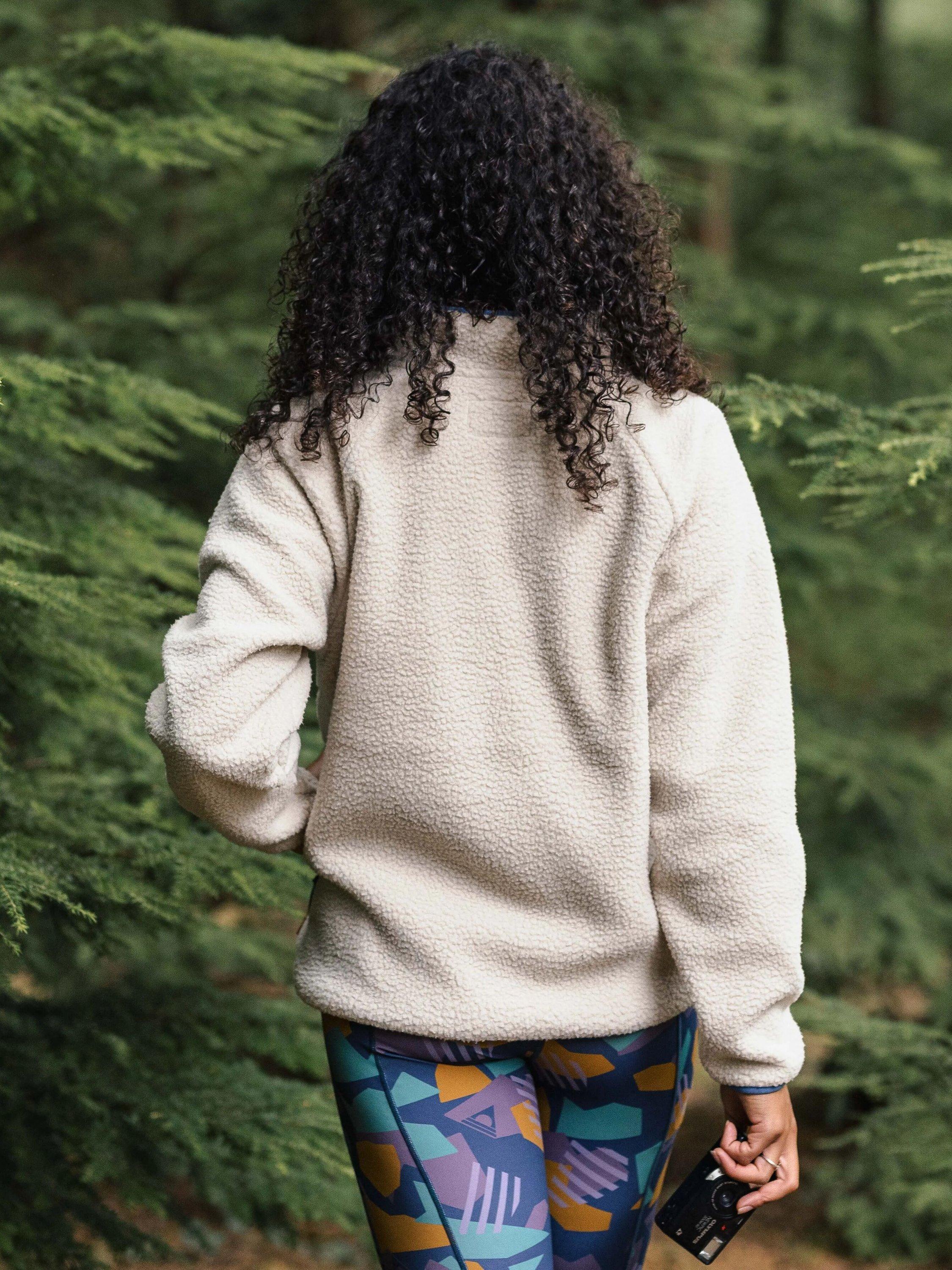 Product image 3 of 9, which shows Passenger Fairbanks Sherpa Fleece, Oatmeal, XS