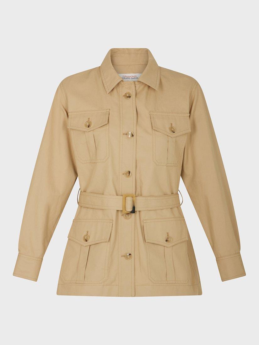 Gerard Darel Bushra Cotton Jacket, Sand
