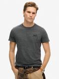 Superdry Organic Cotton Essential Logo T-Shirt, Charcoal Heather