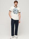 Superdry Photographic Logo T-Shirt, Winter White