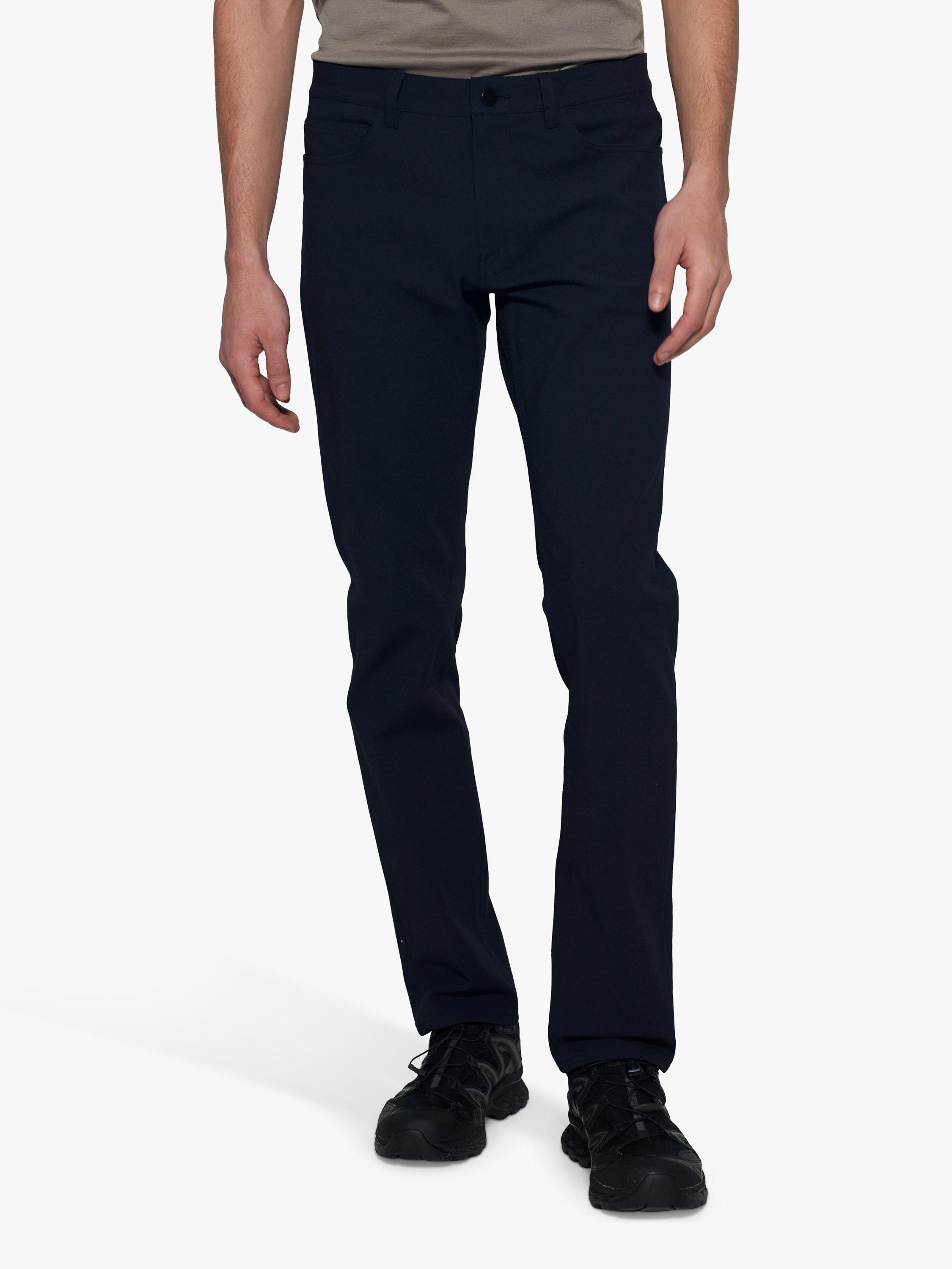 Theory Raffi Twill Trousers, Dark Navy