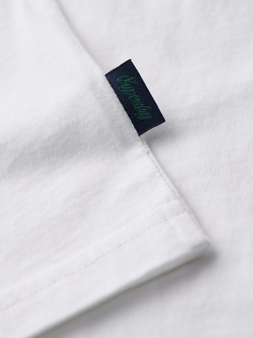Product image 6 of 6, which shows Superdry Organic Cotton Essential Logo Tank Top, Optic, XS