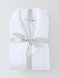 John Lewis Cotton Viscose Unisex Bath Robe, White