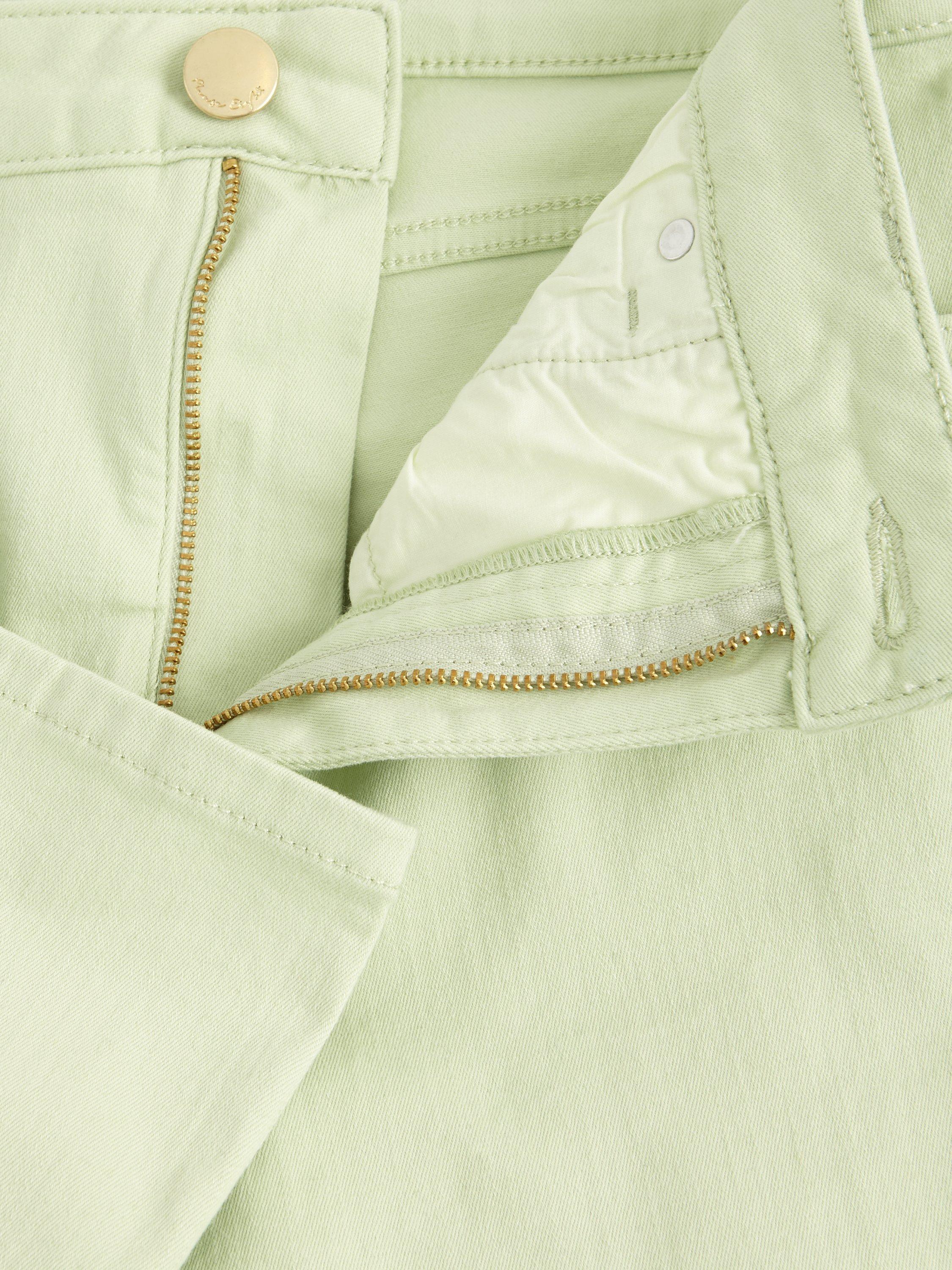 Product image 6 of 8, which shows Phase Eight Lindsey Cropped Straight Leg Jeans, Green, 18
