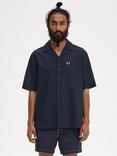 Fred Perry Revere Collar Shirt, Navy