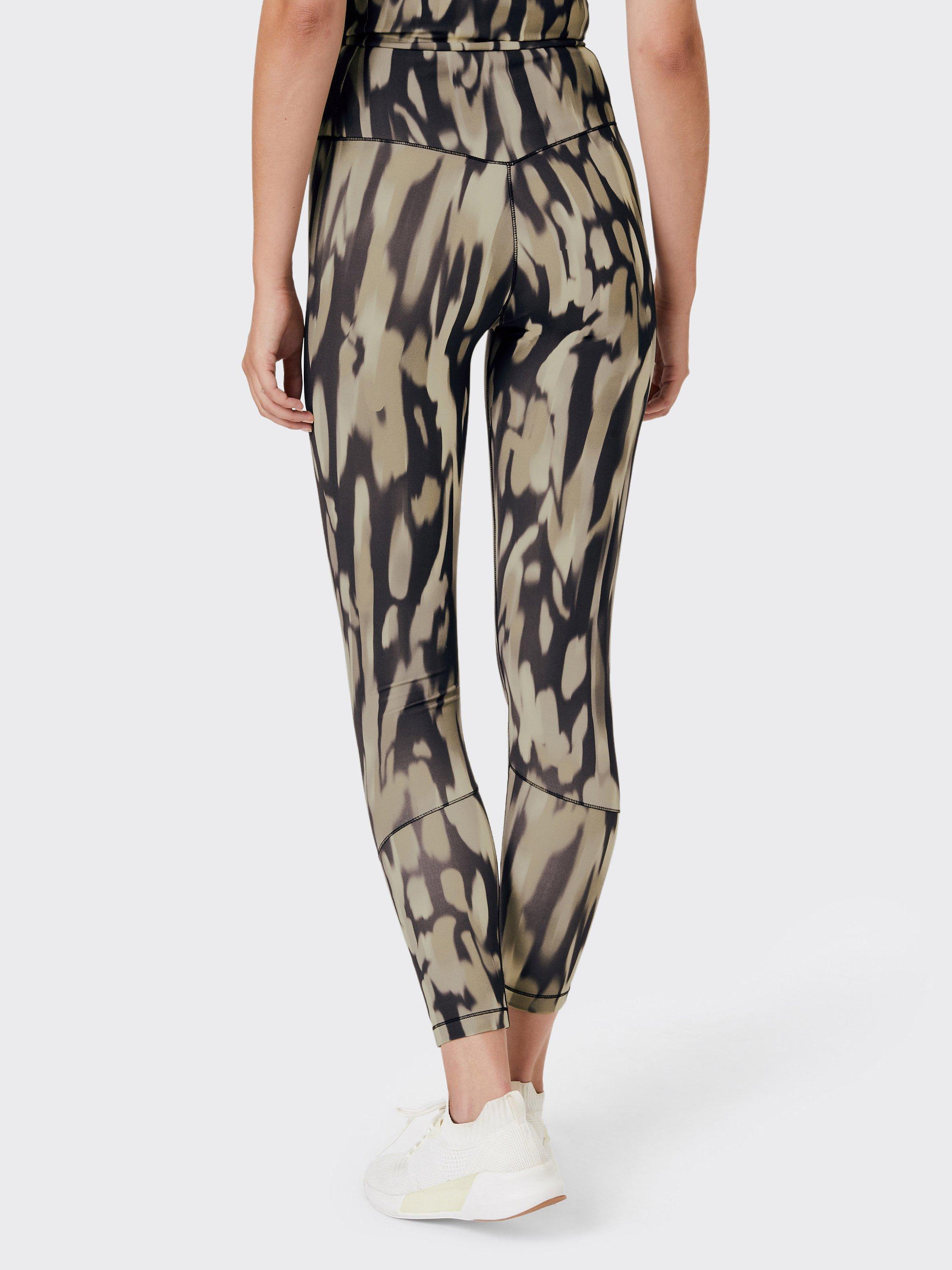 Product image 2 of 7, which shows Venice Beach Sariah Sports Leggings, AOP Desert Tone, S