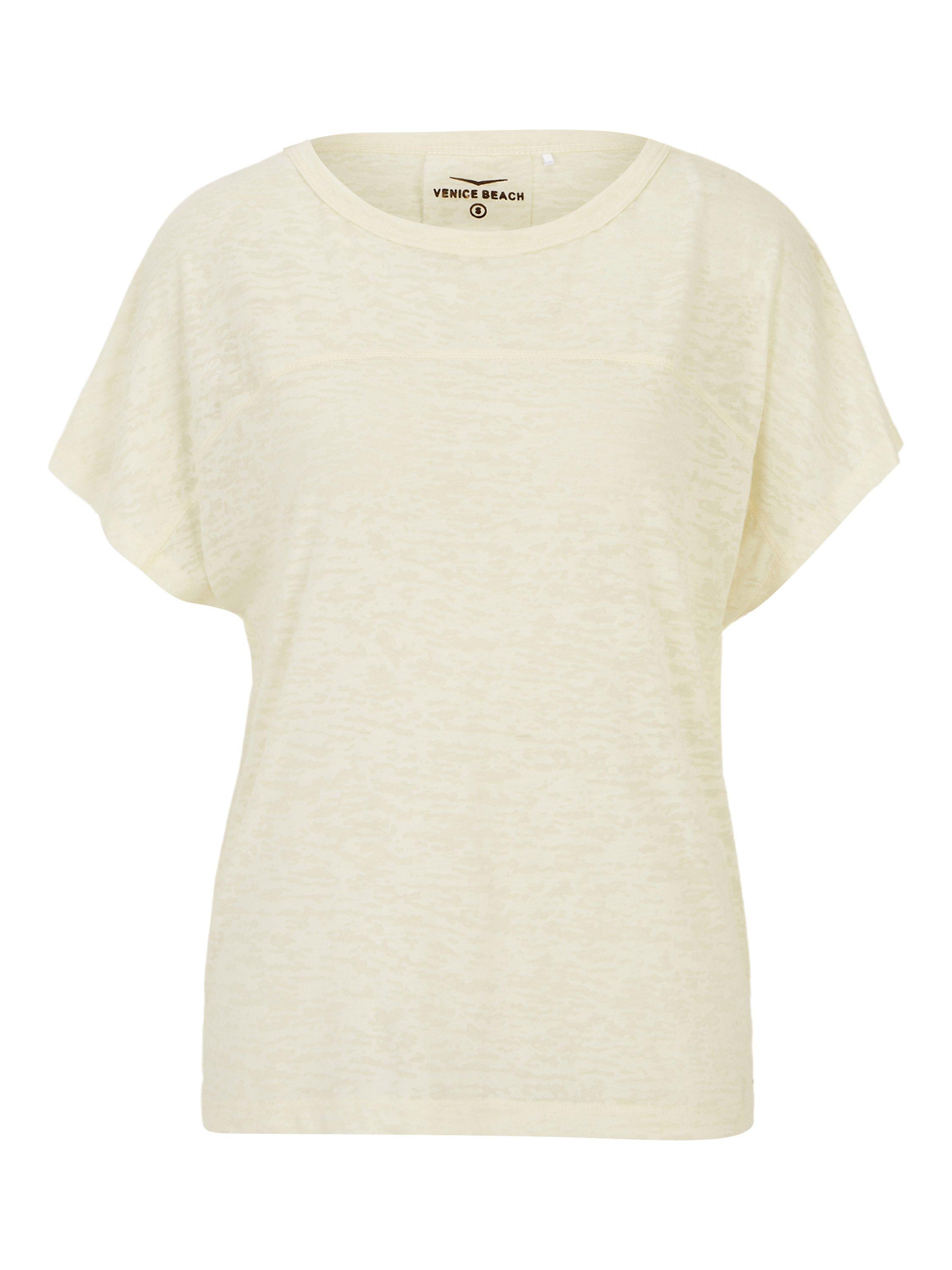Product image 4 of 7, which shows Venice Beach Kayla T-Shirt, Pale Yellow, XS