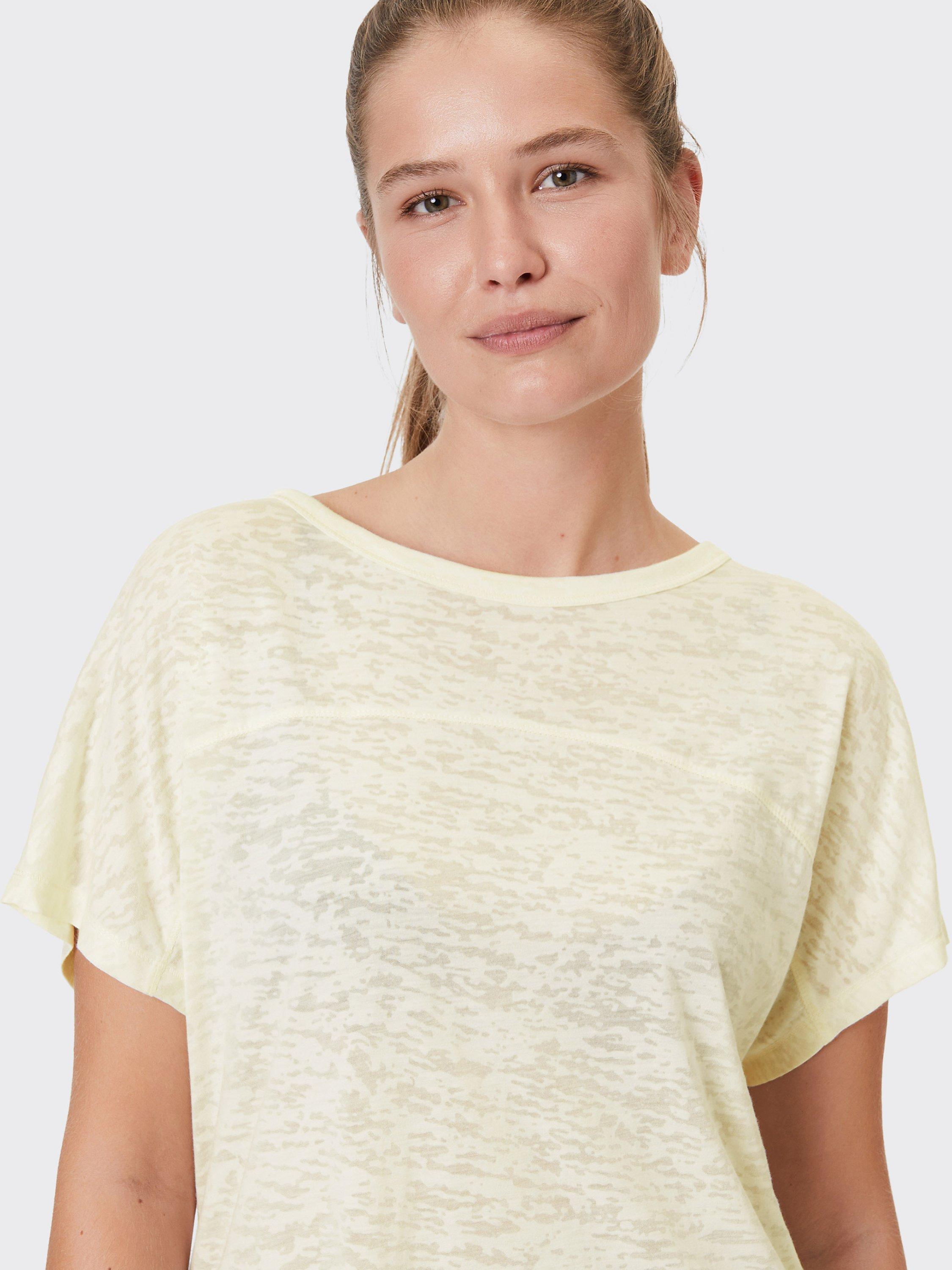 Product image 6 of 7, which shows Venice Beach Kayla T-Shirt, Pale Yellow, XS