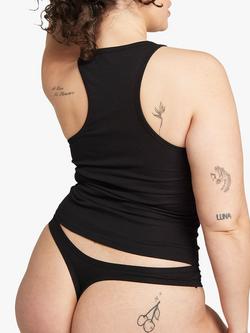 Nudea The Organic Cotton Racerback Vest - view 2, Black