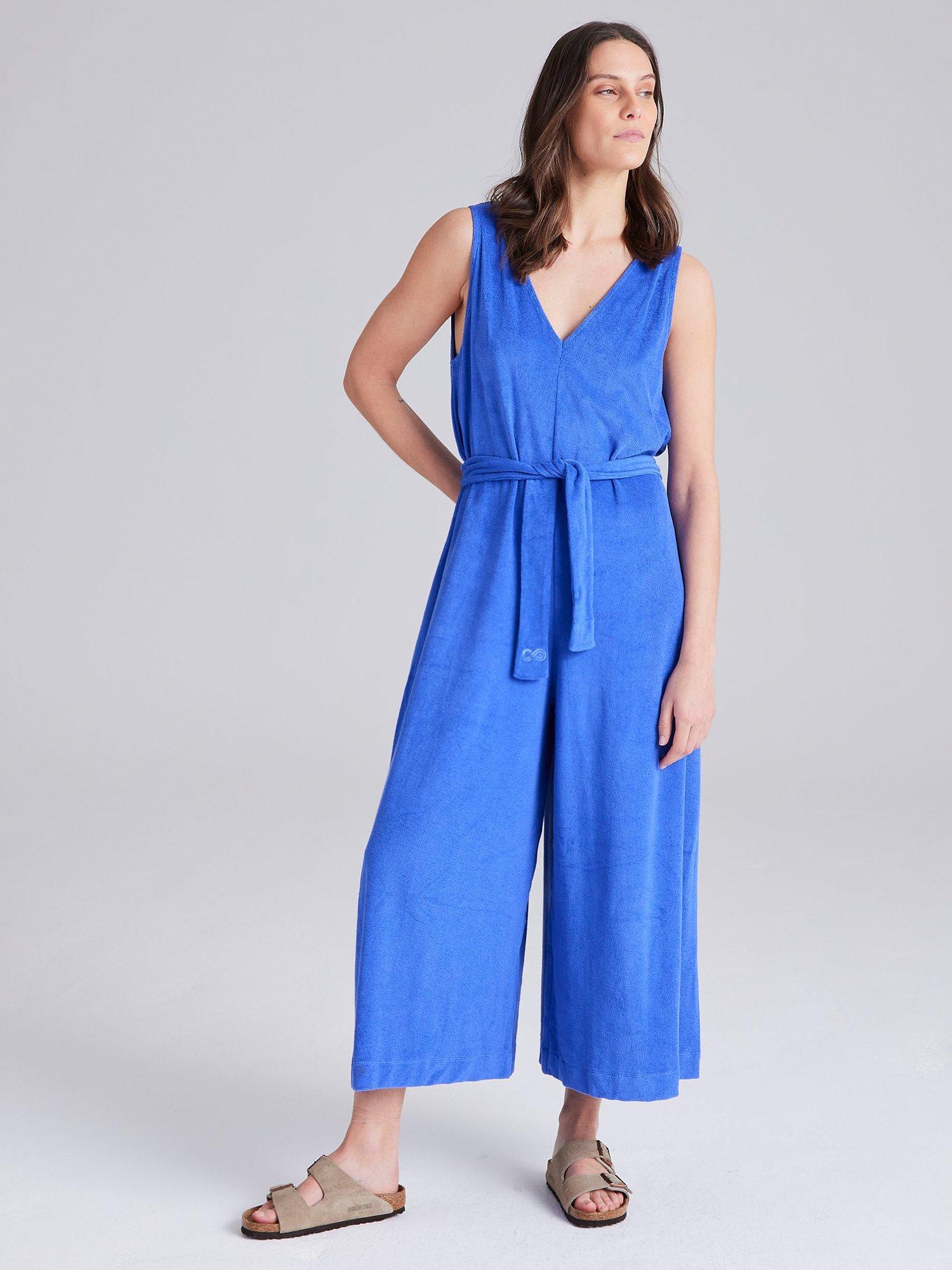 Cape Cove Sandy Towelling Jumpsuit