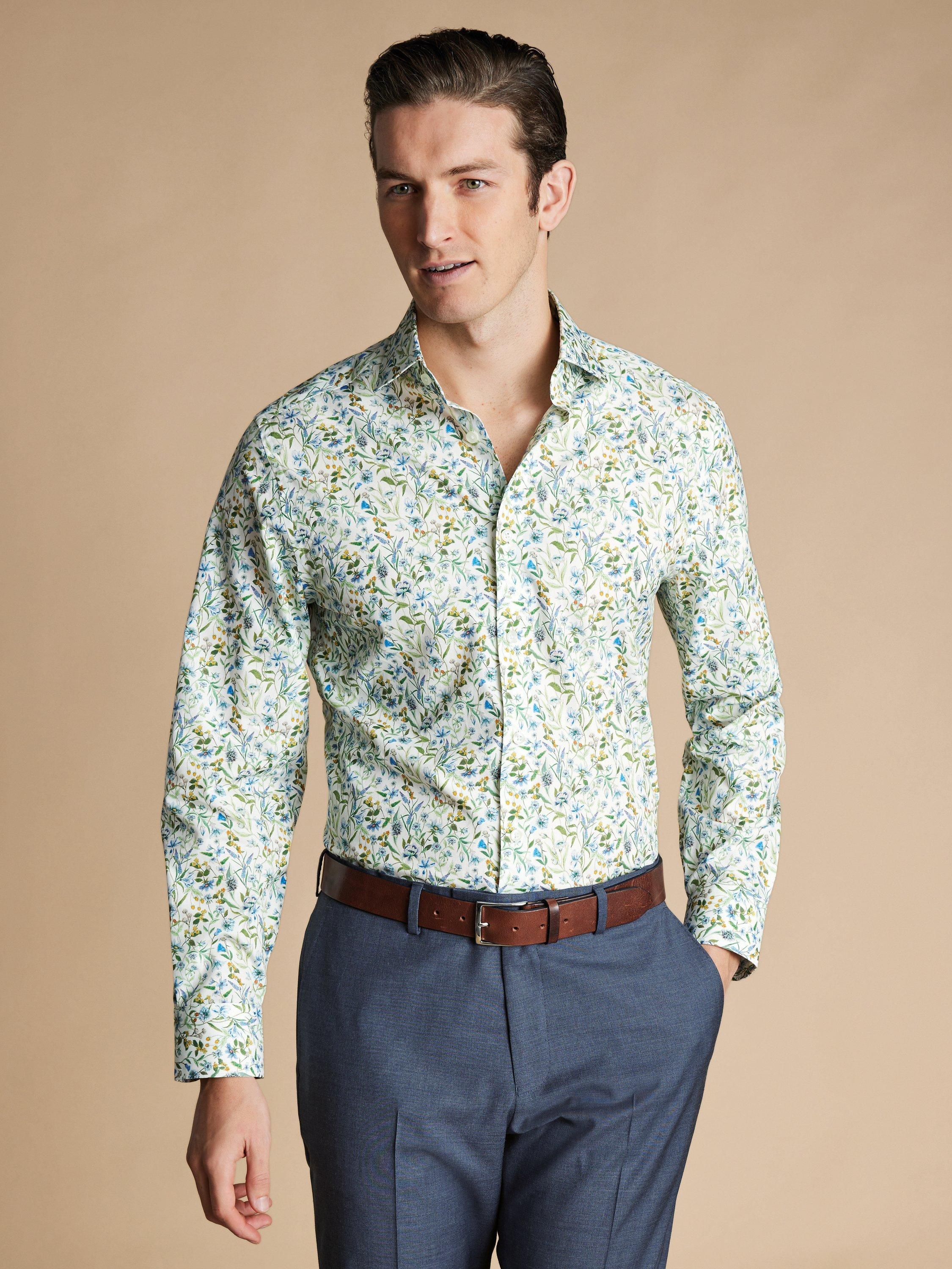 Charles Tyrwhitt Classic Fit Floral Liberty Print Shirt, Multi